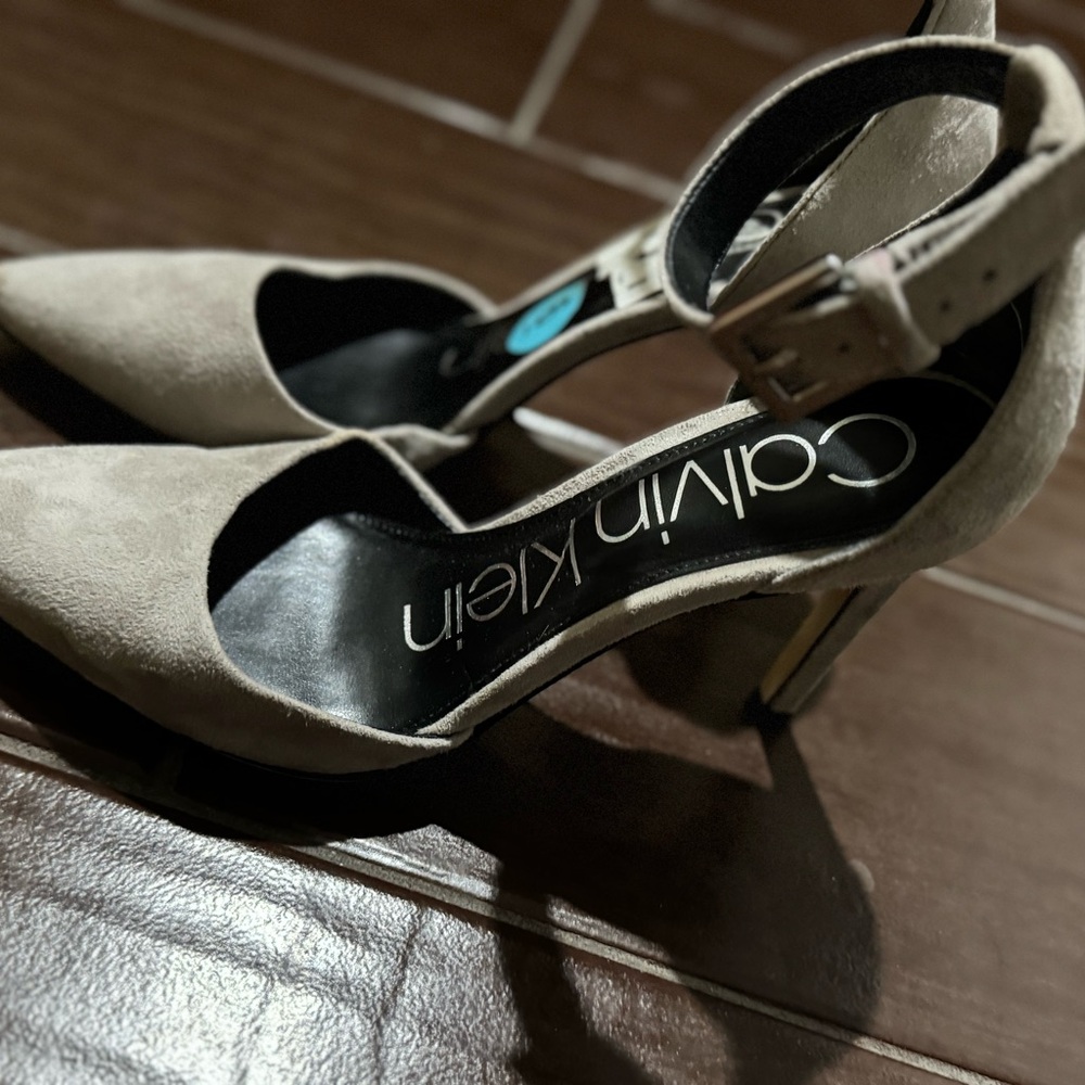 Calvin Klein Women's Beige Heels